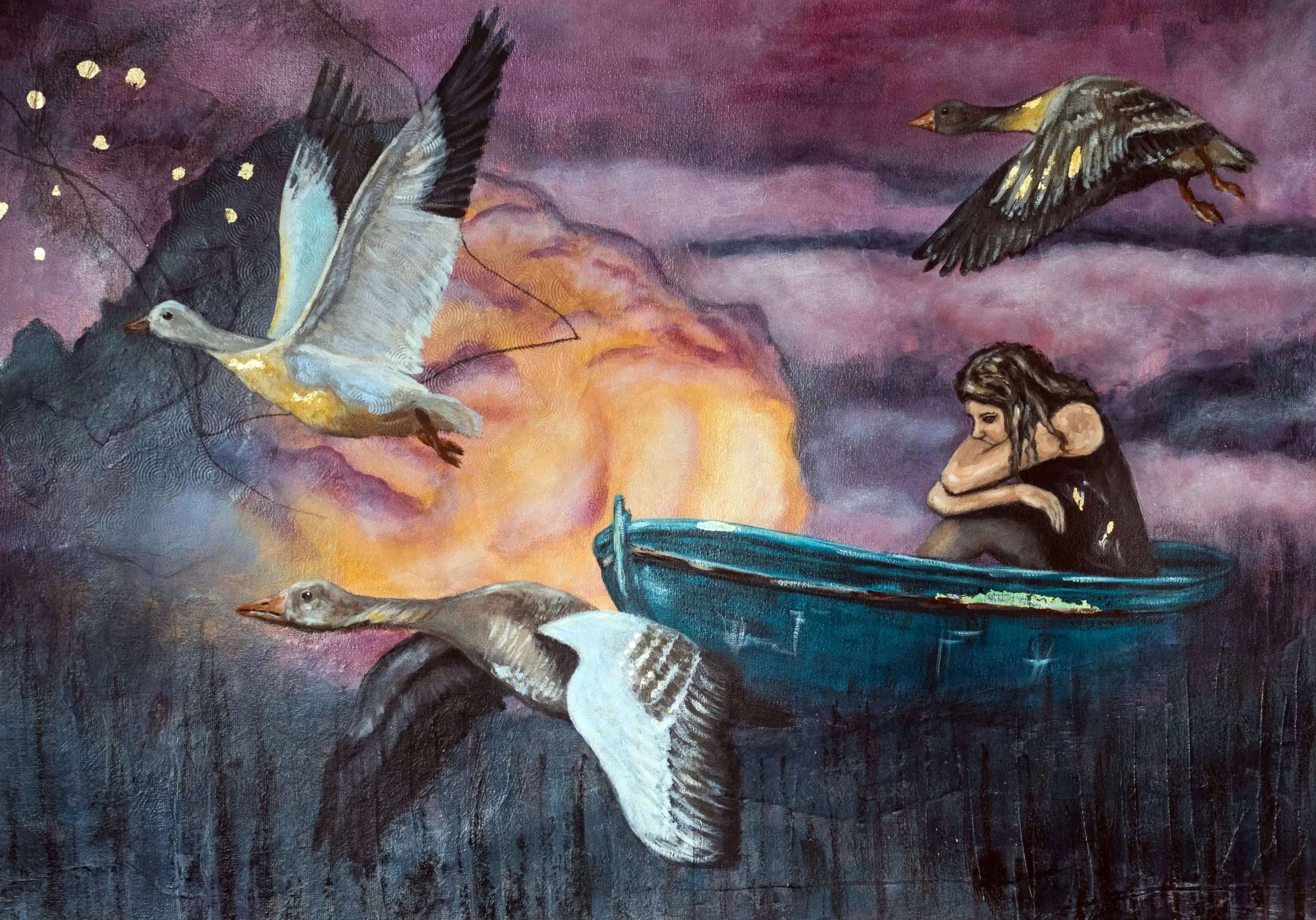 The Storm Kunstwerk auf Papier The Storm Kunstwerk auf Papier