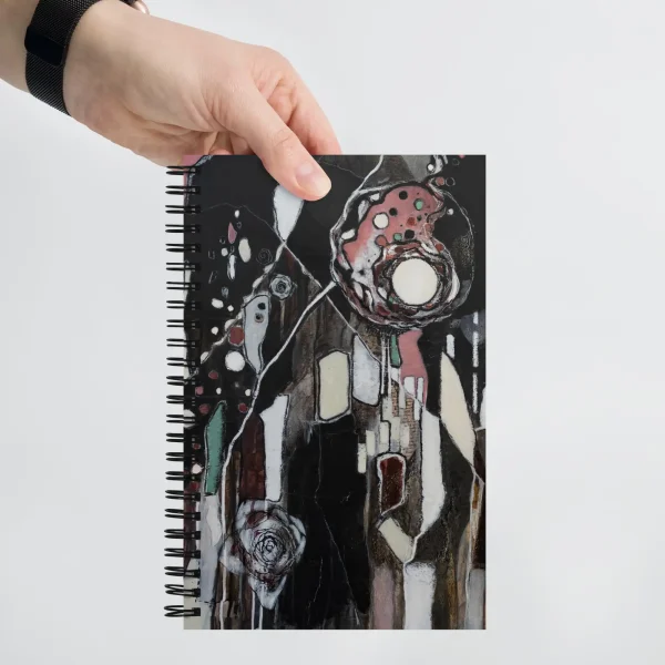Notebook Cyber Poppies in hand 2