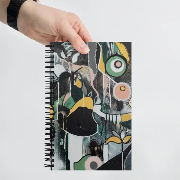 Spiral Notebook Jungle Lanterns Hand