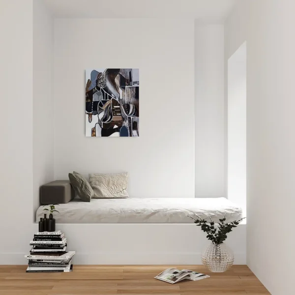 Growing Together Abstract Art Bedroom