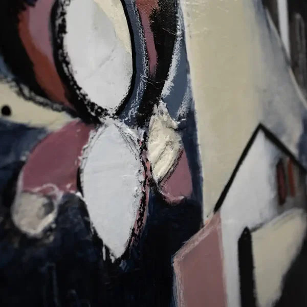 Cherry Bloosom in Iya Valley close-up original artwork