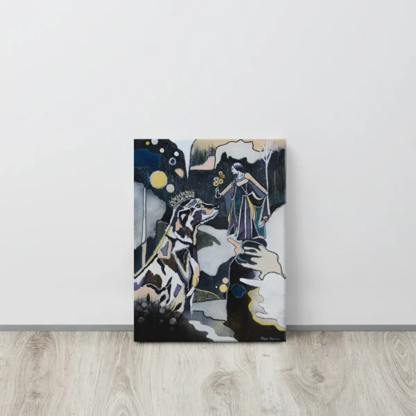 Magical canvas print Gift of Forgiveness on the floor